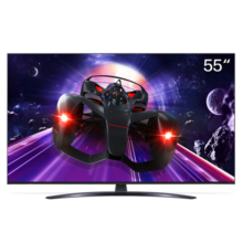 LG 55NANO76CPA 55英寸 4K超高清 影院还原科技 AI动感应遥控 极速游戏  新月底座 游戏电视 以旧换新