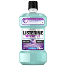 李施德林(Listerine)漱口水 抗牙敏感500ml 温和清新口气深层清洁减少细菌