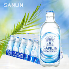 88VIP会员：SANLIN 三麟 苏打水无糖气泡水苏打水335ml*24瓶整箱 1件装