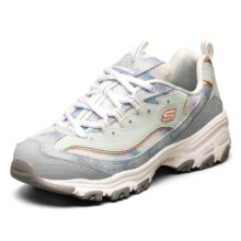 plus会员：SKECHERS斯凯奇  复古刺绣花休闲运动鞋