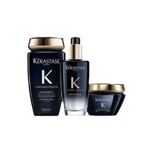 KÉRASTASE 卡诗 黑钻鱼子酱三件套（洗发水250ml+发膜200ml+香氛油100ml）