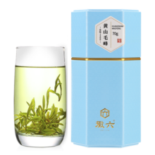 徽六绿茶寻味1200黄山毛峰70g 2024新茶特级一等明前罐装茶叶