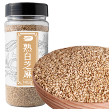 PLUS会员：十月稻田 熟白芝麻? 200g
