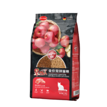 京东百亿补贴、Plus会员立减:顽皮（Wanpy）果饭儿猫粮3.6kg 三文鱼冻干双拼粮 添加冻干三文鱼+苹果+樱桃