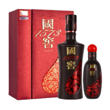 京东百亿补贴:泸州老窖国窖1573 君雅52度500ml+100ml 2瓶礼盒装 浓香型白酒