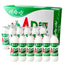 PLUS会员，京东百亿补贴：娃哈哈 AD钙奶 原味  100ml*24瓶