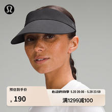 lululemon 丨Fast Paced 女士前侧加高空顶遮阳帽 LW9FM9S 黑色 O/S