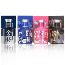 舍得 致敬大师 艺术舍得52度100ml*4瓶 浓香白酒