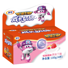 PLUS会员:妙飞 超级飞侠 成长奶酪杯芝士 原味 100g*4盒*3件