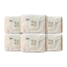 PLUS会员，需首购:高洁丝（Kotex）奢透蝉翼极薄棉柔卫生巾280mm 7片*6包*3件+赠家政服务2小时/30元京豆
