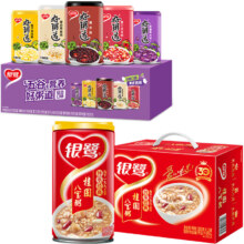 京东百亿补贴:银鹭八宝粥五种口味混合装 280g*10罐+桂圆八宝粥360g*12罐组合装