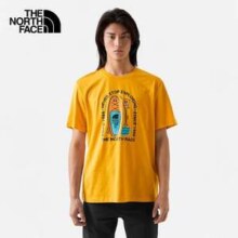 THE NORTH FACE 北面 男士户外舒适印花短袖T恤7WF9