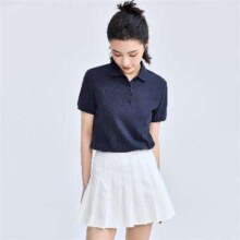 GIORDANO 佐丹奴 女士polo衫纯色百搭女上衣