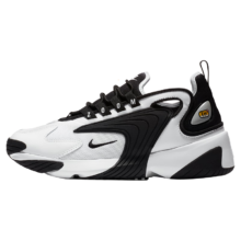 耐克 NIKE 休闲鞋女老爹鞋缓震ZOOM 2K春夏休闲鞋AO0354-100 白黑