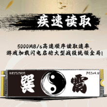 晶太KRYSTAIC XZT 5000长江存储芯片M2笔记本台式1TB2TB固态硬盘