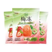 LIUM 溜溜梅 天然果冻100g/乳酸菌120g水果多口味孕妇小孩蒟蒻梅冻任选六件 100g草莓水果梅冻