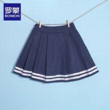 罗蒙 女童夏季百褶裙 短裙