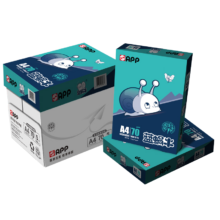 APP金光APP  蓝蜗牛 A4/70g 复印纸  顺滑不卡纸双面打印A4纸整箱 500张/包 5包/箱（2500张）