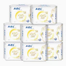 88VIP：ABC 棉柔透气姨妈巾 防漏日用卫生巾 8包64片