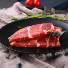 京东百亿补贴、plus会员：淳鲜四季 草饲原切上脑牛排片2kg 薄切牛排*2件