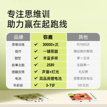 mideer 弥鹿 儿童逻辑思维训练机幼儿智能学习早教机益智玩具
