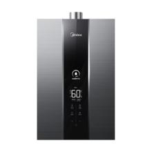 美的（Midea）16升燃气热水器天然气 循环增压零冷水 智控水伺服 家用智能恒温 5重净水  JSQ30-MK9耀界