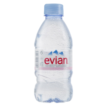 PLUS会员：依云法国原装进口 evian矿泉水 330ml*24瓶 整箱装*5件