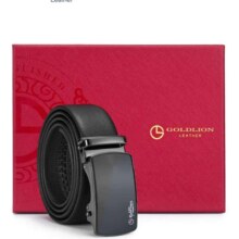 金利来 男真皮自动扣腰带礼盒 父亲节礼物