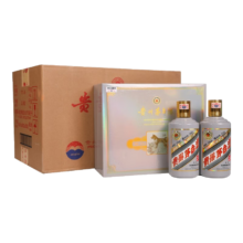 京东百亿补贴、PLUS会员：茅台（MOUTAI）生肖纪念 戊戌狗年 酱香型白酒 53度 375ml*2瓶*4盒 整箱装