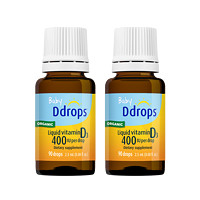 Ddrops 婴儿维生素D3滴剂 400IU*2