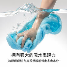 SANLI 三利 利干发帽女A类柔软不易掉毛包头毛巾加厚浴帽擦头吸水速干发巾