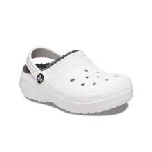 crocs 卡骆驰 儿童中大童暖棉洞洞鞋 加绒保暖宝宝冬季舒适棉鞋拖鞋