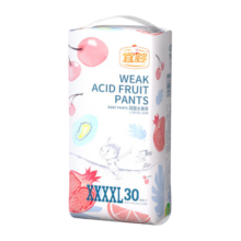 宜婴弱酸水果全包臀小内裤XXXXL30片敏感肌适用拉拉裤超薄透气尿不湿