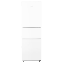 美的（Midea）精致存储三门三温区白色租房家用小冰箱三开门大容量中门软冷冻节能省电低音 MR-223TE极地白