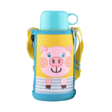 PLUS会员：TIGER 虎牌 MBR-C06G-RN 儿童保温杯+吸管盖+倒水盖 小猪猪 600ML+凑单
