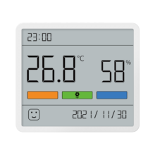 京东京造 温湿度计时钟室内温度计 高精度传感器 非蓝牙版
