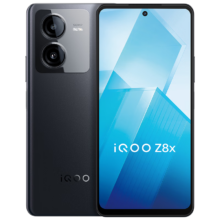 概率券：vivo iQOO Z8x 8GB+256GB 曜夜黑 6000mAh巨量电池 骁龙6Gen1