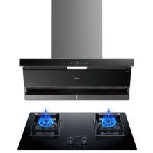 Plus会员：Midea 美的 顶侧双吸烟灶套装 DL5+Q523L天然气