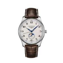 LONGINES 浪琴 瑞士手表 名匠系列 月相机械皮带男表  L29194783