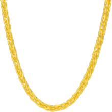 周六福黄金项链女足金999肖邦链素链计价A0511018  约3.97g 40+5cm
