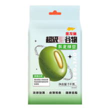 plus会员:金龙鱼 绿豆 东北绿豆1kg 杂粮（可发豆芽 打豆浆 煮绿豆汤  真空装）