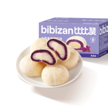 PLUS会员、需首购：BIBIZAN 比比赞 早餐全麦紫薯豆乳饼零食 400g