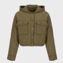 30日10点：ZARA 女士极简保暖连帽短款棉服