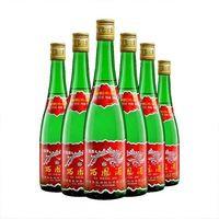 西凤酒 55度绿瓶高脖500ml*6瓶凤香型白酒纯粮酒光瓶无盒省外版