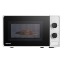 东芝（TOSHIBA）微波炉 家用微波炉 转盘加热 简单易用 小户型专用 小熊猫 高颜值 20L ER-XS2201CNW