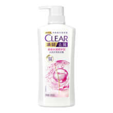 有券的上、PLUS会员：CLEAR 清扬 去屑洗发露 多效水润养护型 500g
