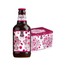 puls会员：雪花啤酒（Snowbeer）黑狮樱桃绯果啤  330ml*12瓶