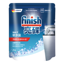 plus会员:finish亮碟洗碗机用洗碗盐软水盐2kg*3件