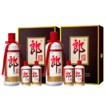 puls会员：郎酒 郎牌郎酒子母郎礼盒 53度酱香型 700ml*2盒