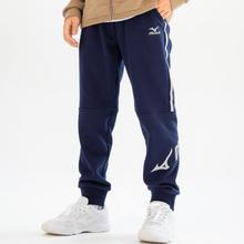 Mizuno 美津浓 百搭男童针织长裤春季防风收脚男大童运动裤子休闲儿童卫裤